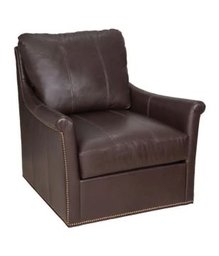 Cocoa Swivel Chair & Ottoman