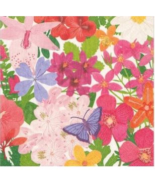 Halsted Floral Cocktail Napkin