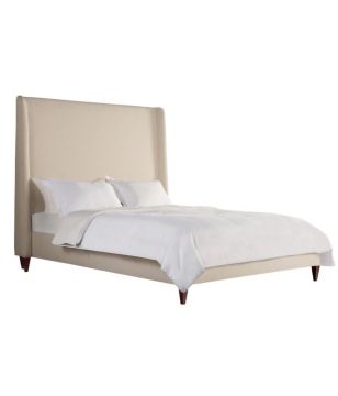 Gray Velvet Hattie King Bed