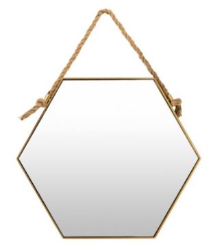Thaddeus  Hexagon Mirror