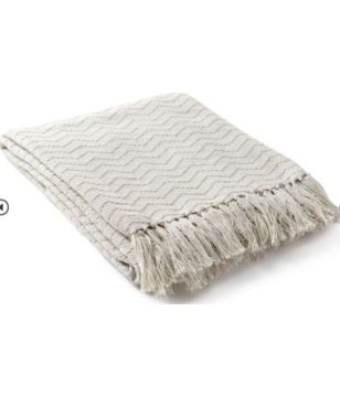 Cream Thelma Throw