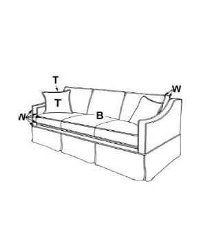 Max Natural 3Over3 Studio Sofa