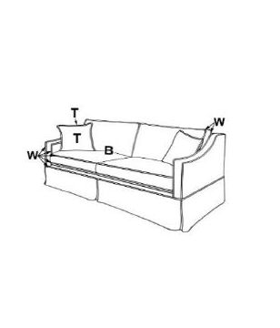 Max Natural 2OVER2 Studio Sofa