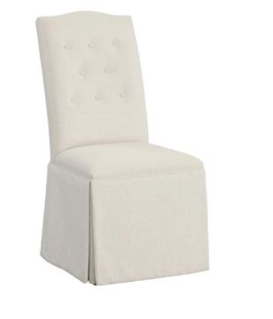 Camel Skirted Dining Chair