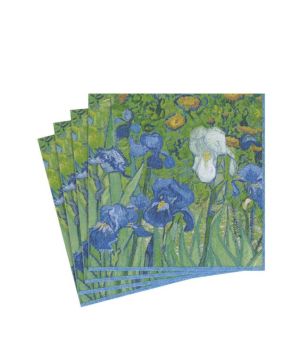 Van Gogh Irises Cocktail Napkin