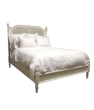 White Jullian King Bed