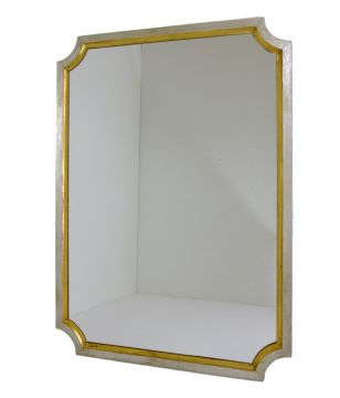 Antiqued Gold & Silver Mirror
