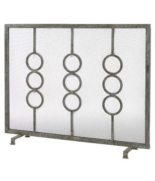 Circle Design Fireplace Screen