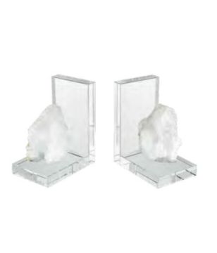 Crystal and Rock Bookend