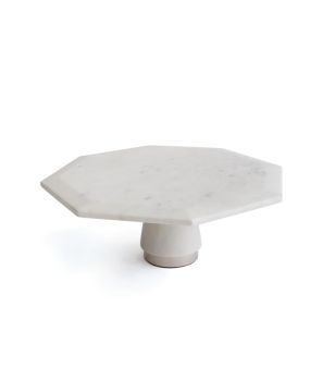 Marble Octagonal Cake Stand