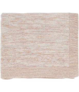 Cream Knitted Throw
