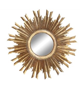 Round Sunburst Mirror