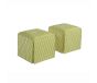 Macbeth Aqua Lollipop Ottoman