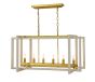 Rectangle Gold/Silver Lantern