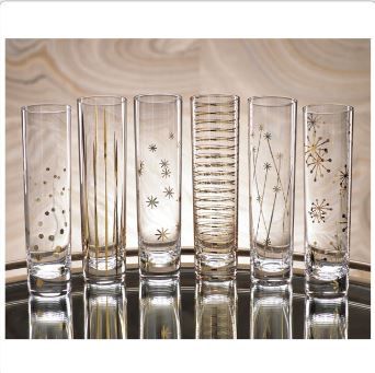 La Fete Golden Champagne Flute