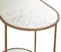 Golden Iron Accent Table