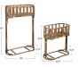 Small Handmade Rattan Planter