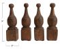 Reclaimed Wood Finials