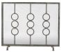 Circle Design Fireplace Screen