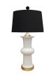 White Lamp with White Shade