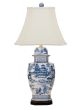 Blue/White Chinoiserie Lamp