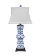 Rectangle Bell Chinoiserie Lamp