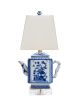 Blue and White Teapot Lamp