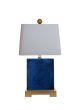 Blue Jade Rectangular Lamp
