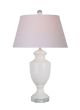 White Vase Lamp Acrylic Base