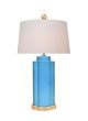 Blue Bell Porcelain Jar Lamp