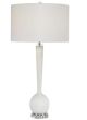 White Long Vase Table Lamp