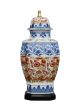 Porcelain Imari Square Jar Lamp