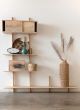 MD Water Hyacinth & Rattan Vase