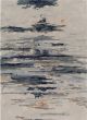 Ink Blue & Beige Rug