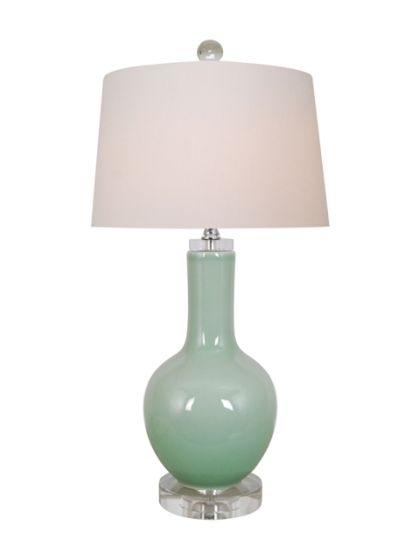 Celadon Vase Lamp