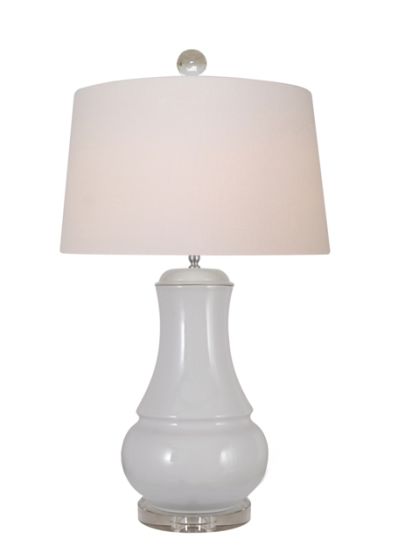 Cloud Blue Porcelain Lamp