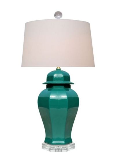 Shore Blue Porcelain Jar Lamp