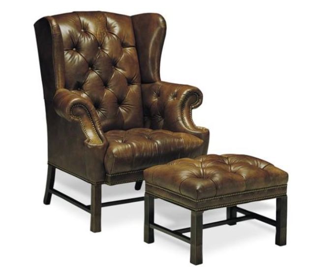 Sauvage Mocha Chair & Ottoman