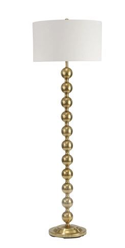 Gold Stacked Ball Floor Lamp