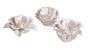 White Floral Ceramic Votive
