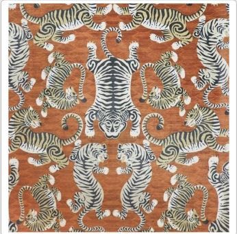 24x24 Tabby Cognac Pillow