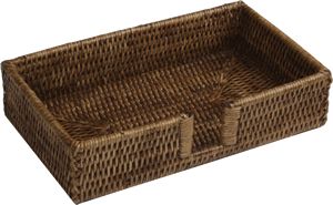 Rattan Guest Towel Holder