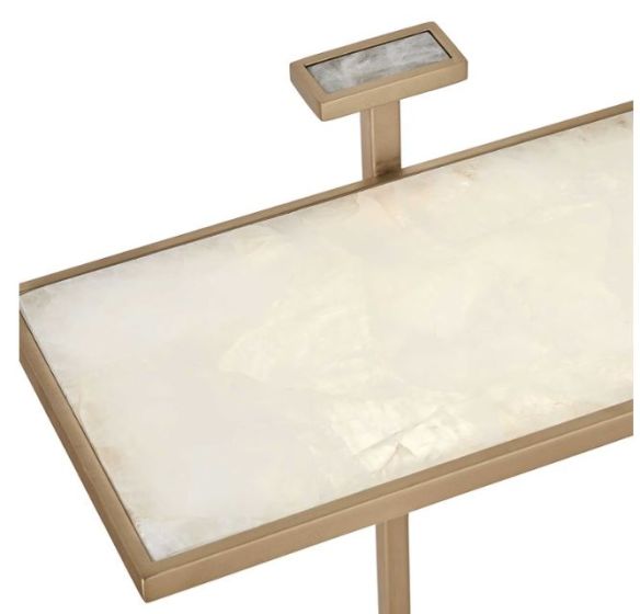 Quartz Top Accent Table