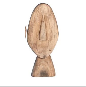 Diamond Shape Suar Wood Mask
