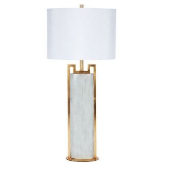 Gold Cement Finish Lamp