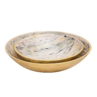 Decorative Swirl Large Bowl