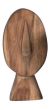 Round Suar Wood Mask