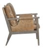 Gunpowder Leather Sling Chair