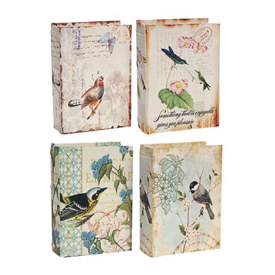 Floral Bird Book Box