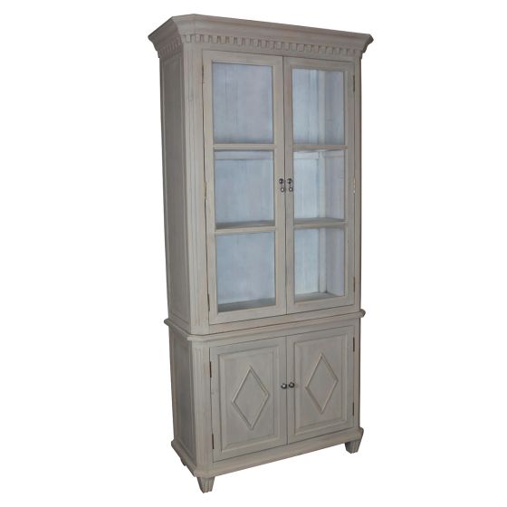 Gray Washed Cabinet